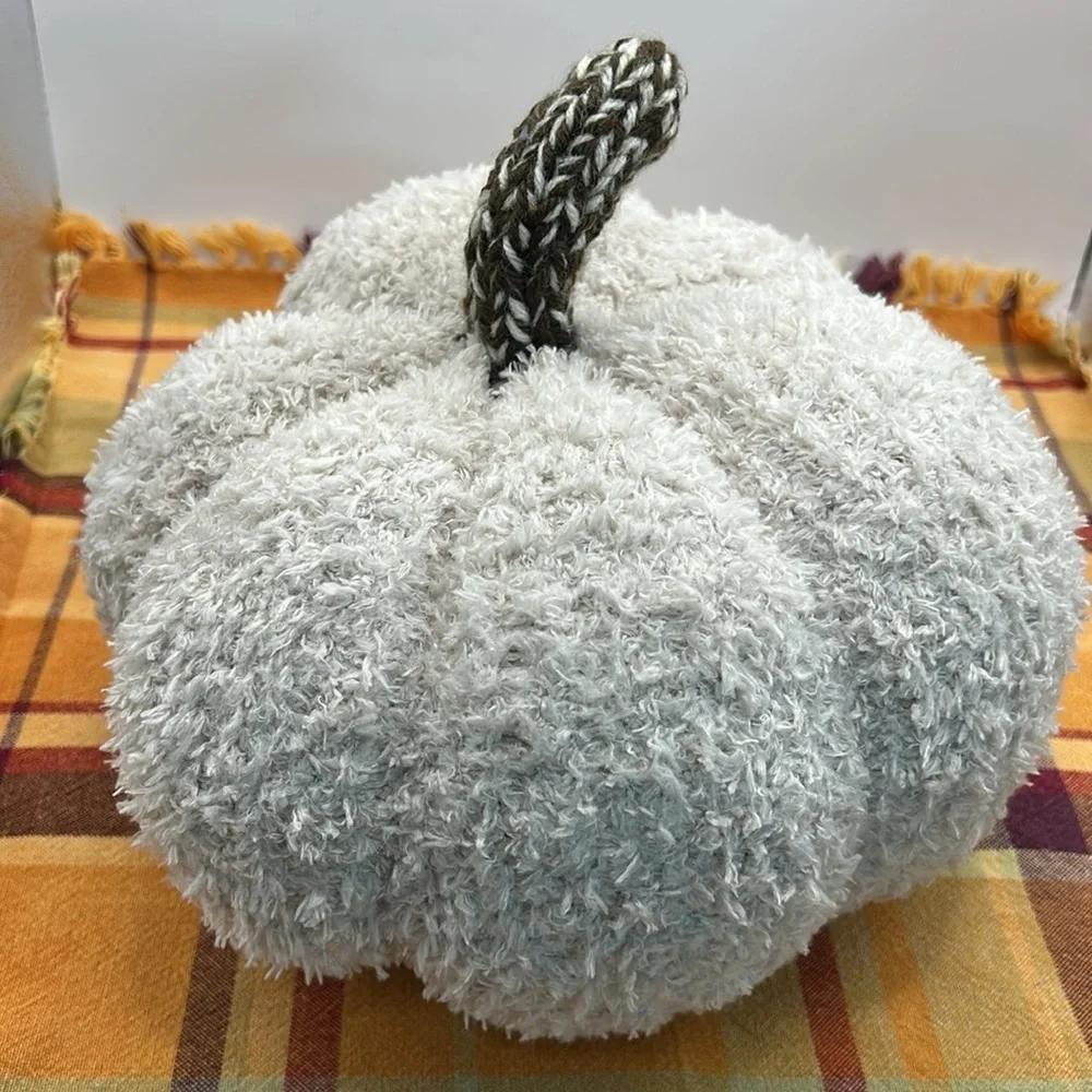 Perfectly Imperfect Off-White Pumpkin Handmade. One of a kind